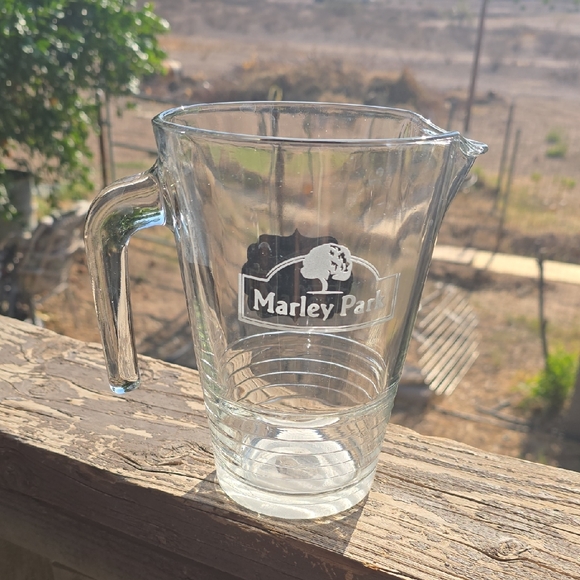 IKEA Clear Glass Pitcher MARLEY PARK Pitcher | Made in Italy - Tree Emblem - Picture 1 of 10